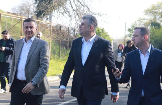 sorin grindeanu, marcel ciolacu si alfred simonis timisoara