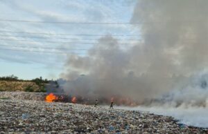 incendiu deponeu deseuri lupac
